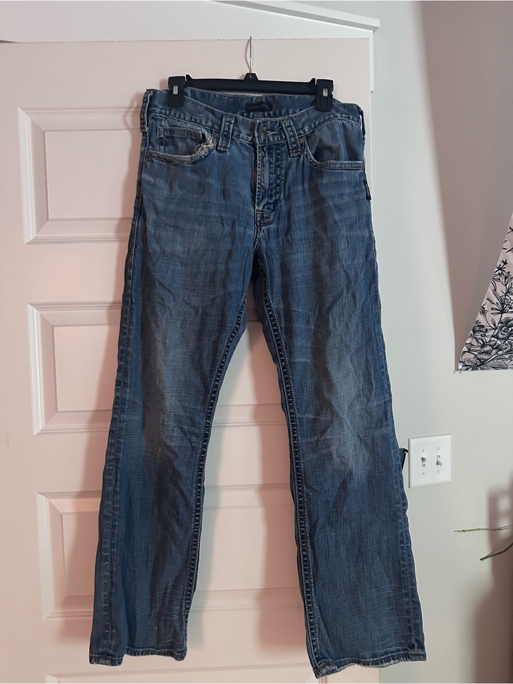 Silver Jeans Men's Straight Leg Denim - Washed Blue